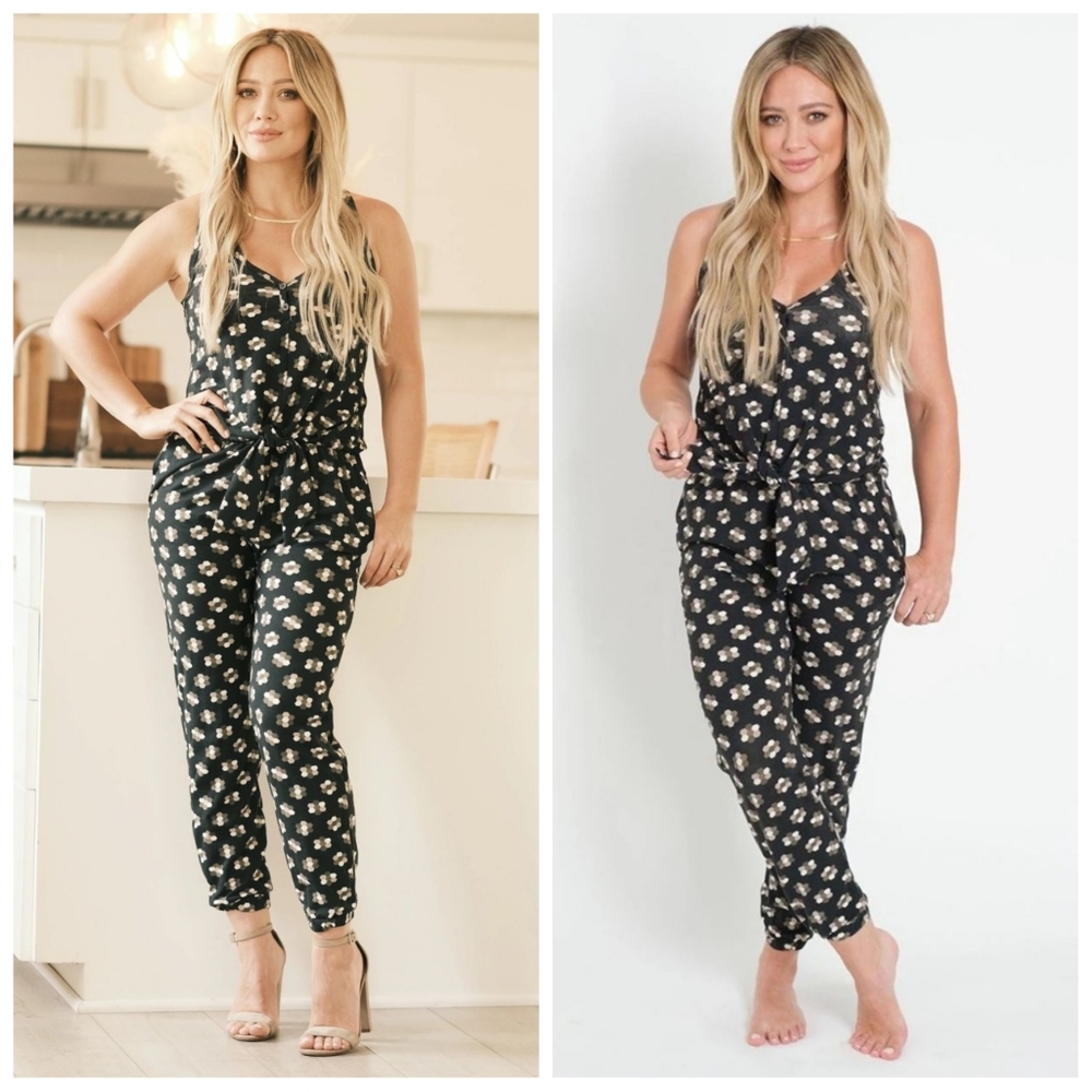 Smash & Tess X Hillary Duff Printed Jumpsuit Small